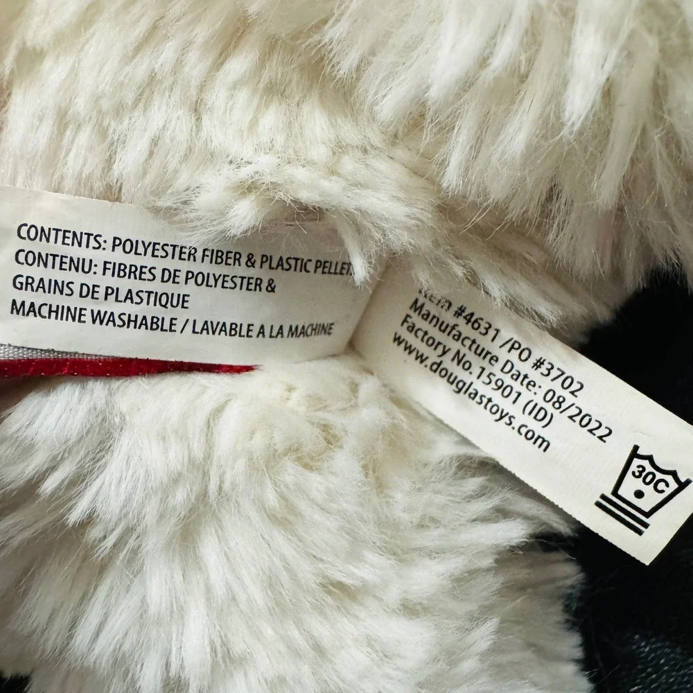 Douglas Cuddle Toys Lamb Sheep‎ Plush Cream White Stuffed Animal 10.5 Inch Long